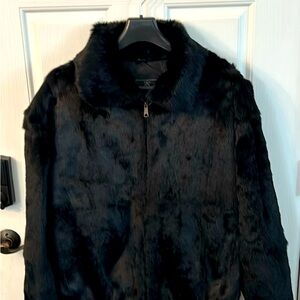 2023 Genuine Rabbit Fur in Black